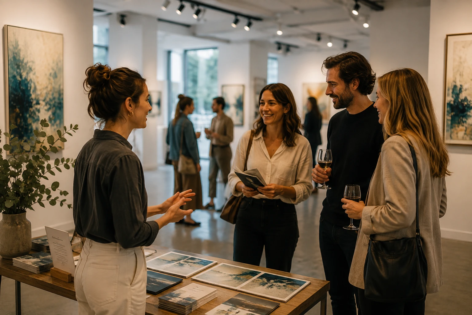 Artist working on ways to attract more art buyers online