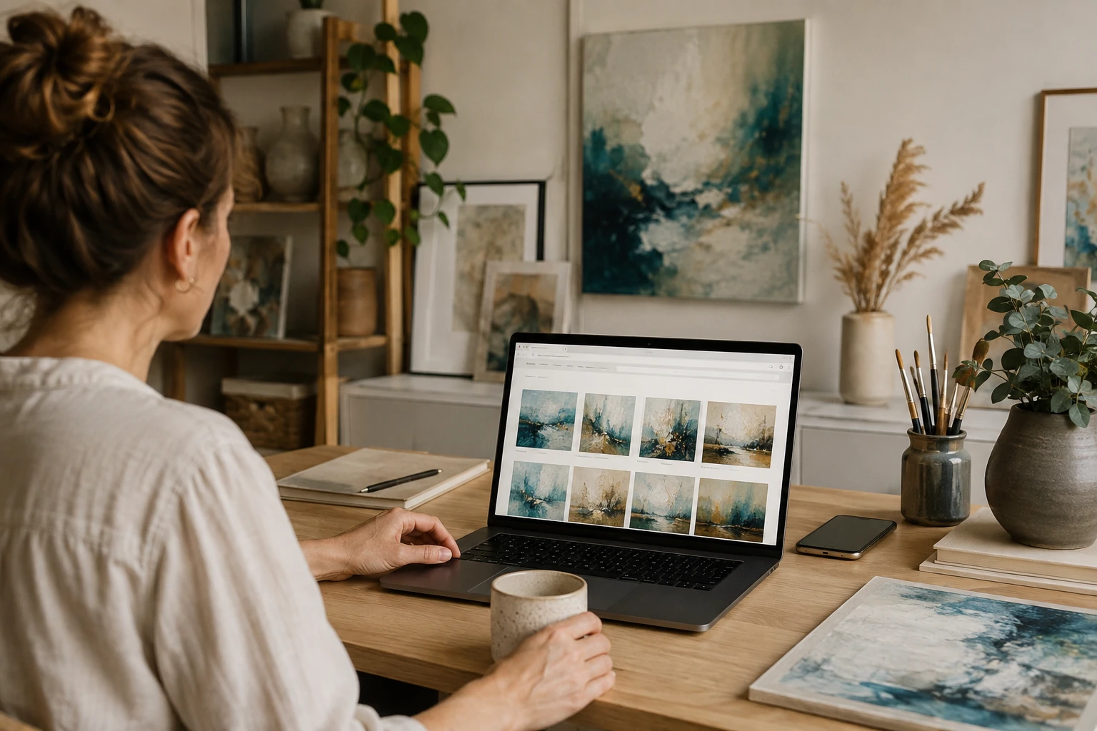 How to Sell Art Online