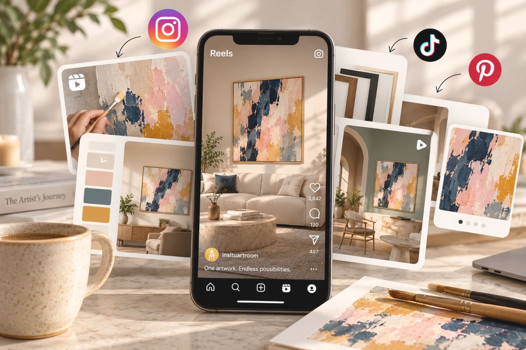 Social media content ideas for artists